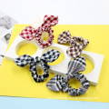 UNIQ Wholesale 2021 American Style Customize bow scrunchie womens hair scrunchies hair ring accessories